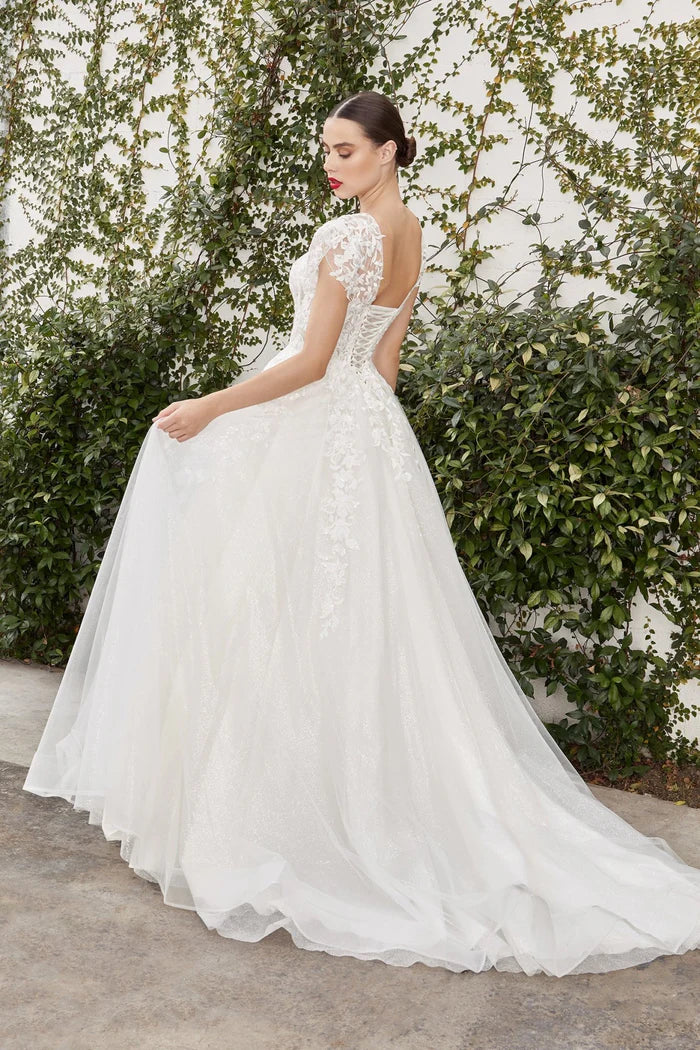 ELOISE Lace Bateau Ball Gown Wedding Dress