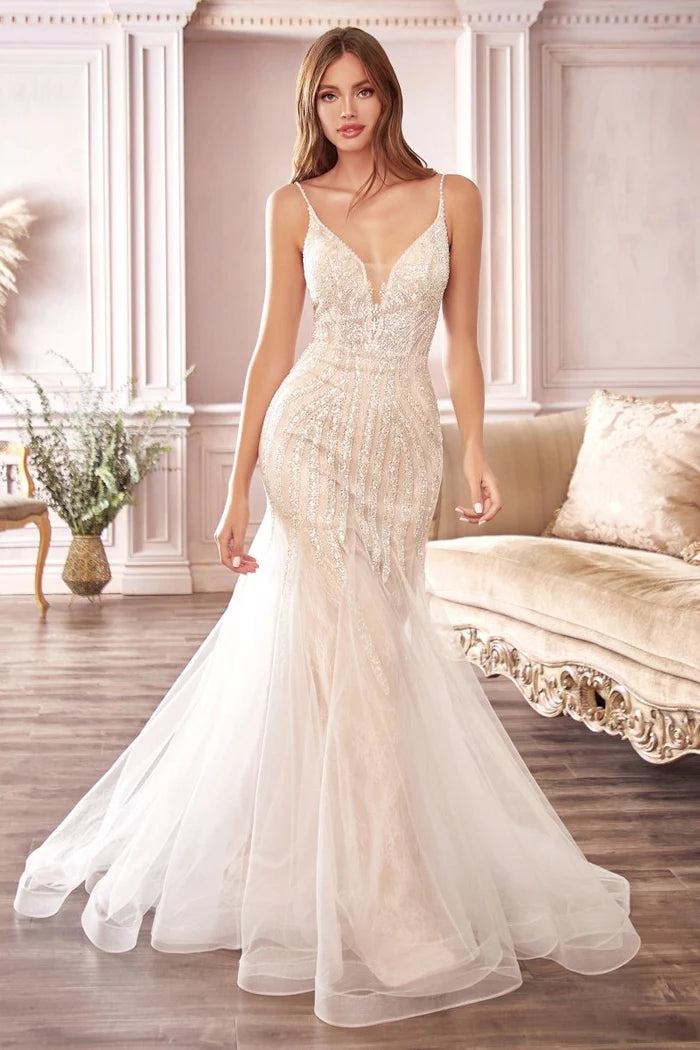 OPHELIA Beaded Mermaid Lace Wedding Dress