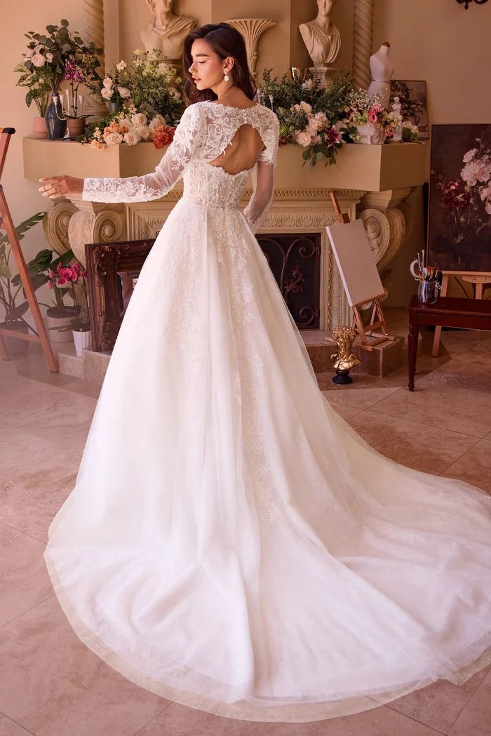 MIRANA Lace Ball Gown Wedding Dress with Bolero