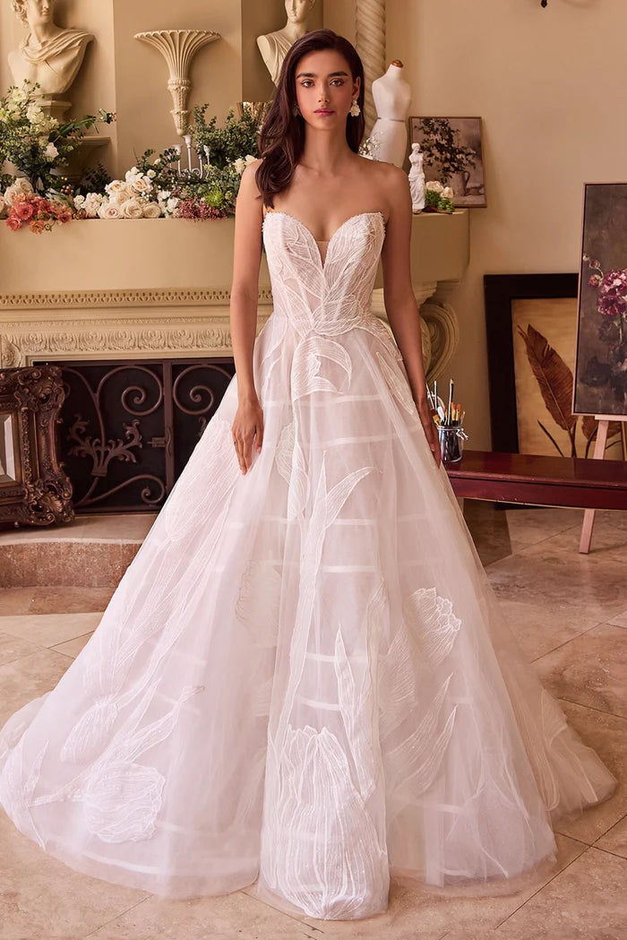 CECELIA Sequin Lace Ball Gown Wedding Dress