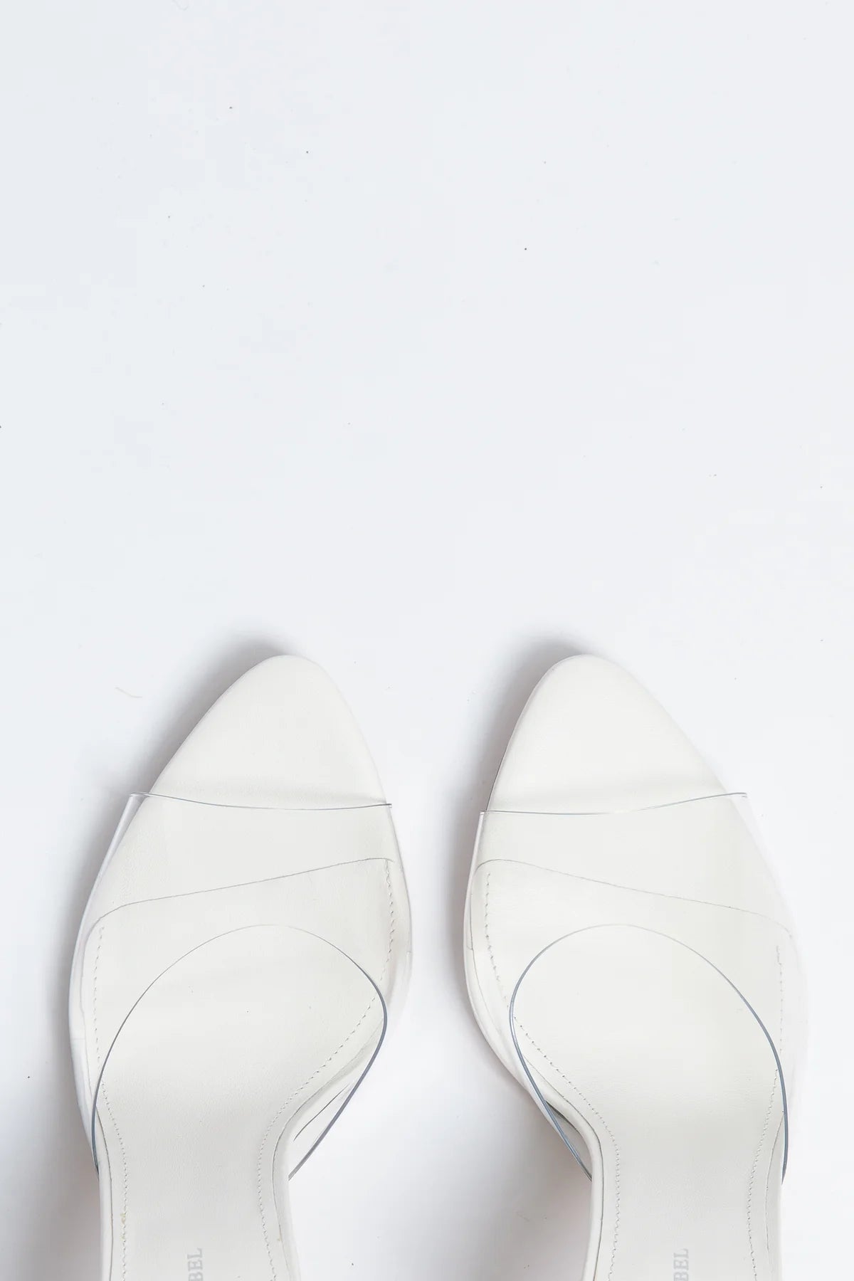 ALLURE Ivory Bridal Heels with Crystal Strap & Heart Buckle