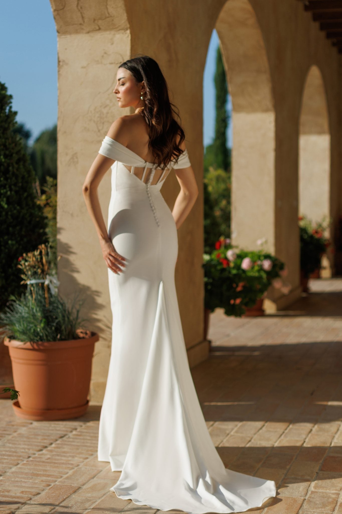 VANESSA TW485 Strapless Corset Wedding Dress