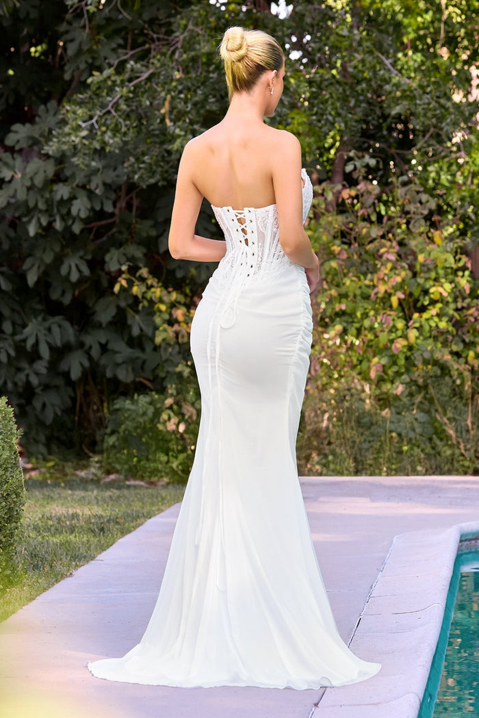 JULIA Strapless Sweetheart Lace Mermaid Wedding Dress