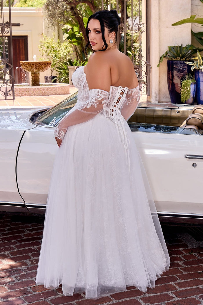 SYLVIE Lace & Tulle Corset Bridal Ball Gown