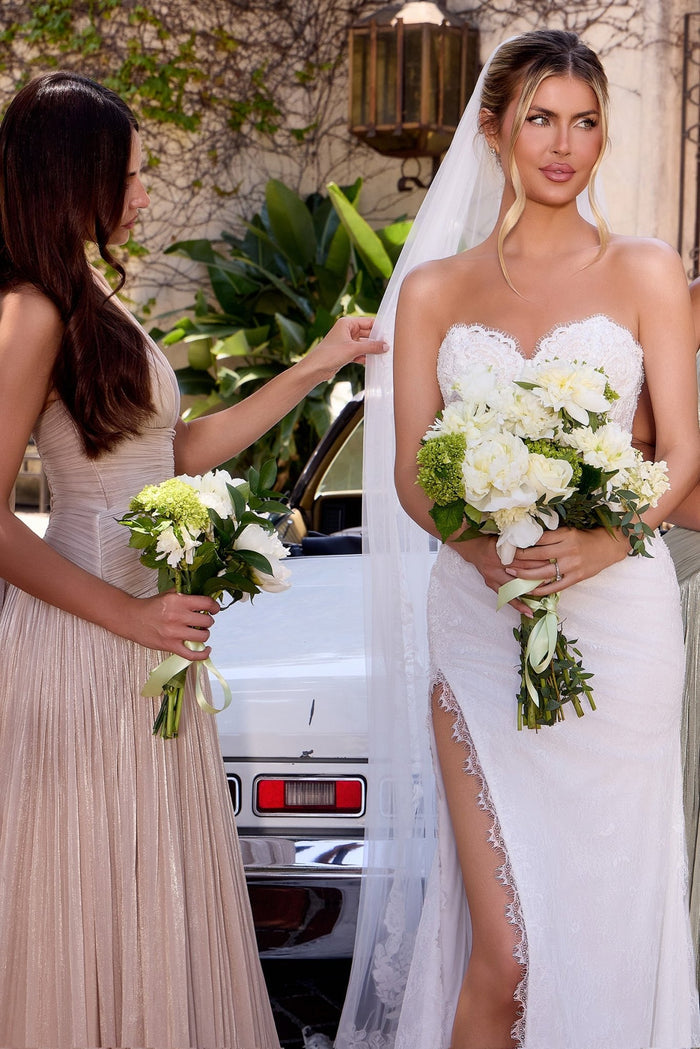 KATANA Floral Lace Corset Fitted Wedding Dress