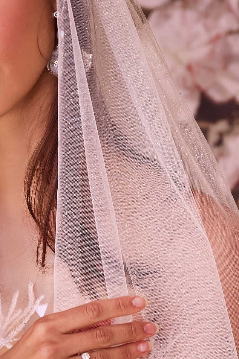 FLORENCE Sparkling Cathedral Bridal Veil