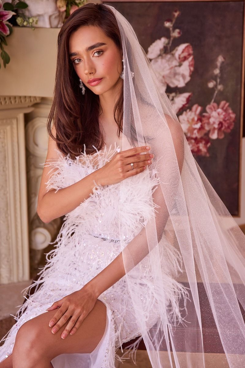 FLORENCE Sparkling Cathedral Bridal Veil