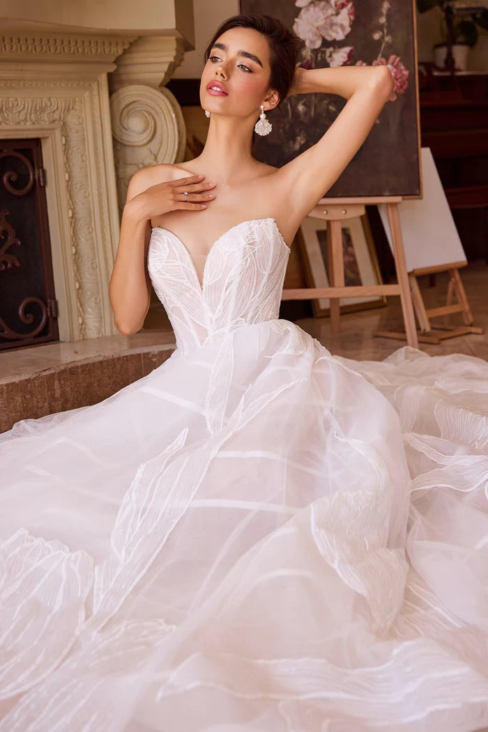 CECELIA Sequin Lace Ball Gown Wedding Dress