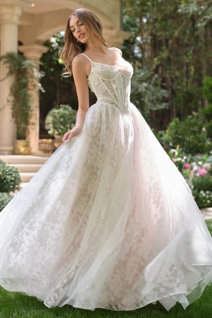Stacay Lace A-Line Wedding Dress